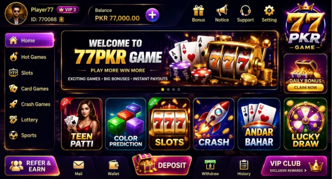 77PKR Game